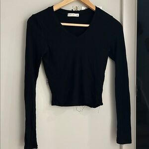 Active USA Black Long Sleeve Top